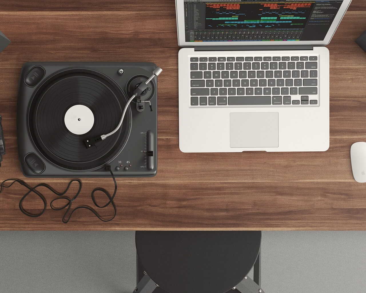 Music production desk Music production desk